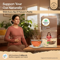 Organic India Revitalise Gut Tea Bags 25